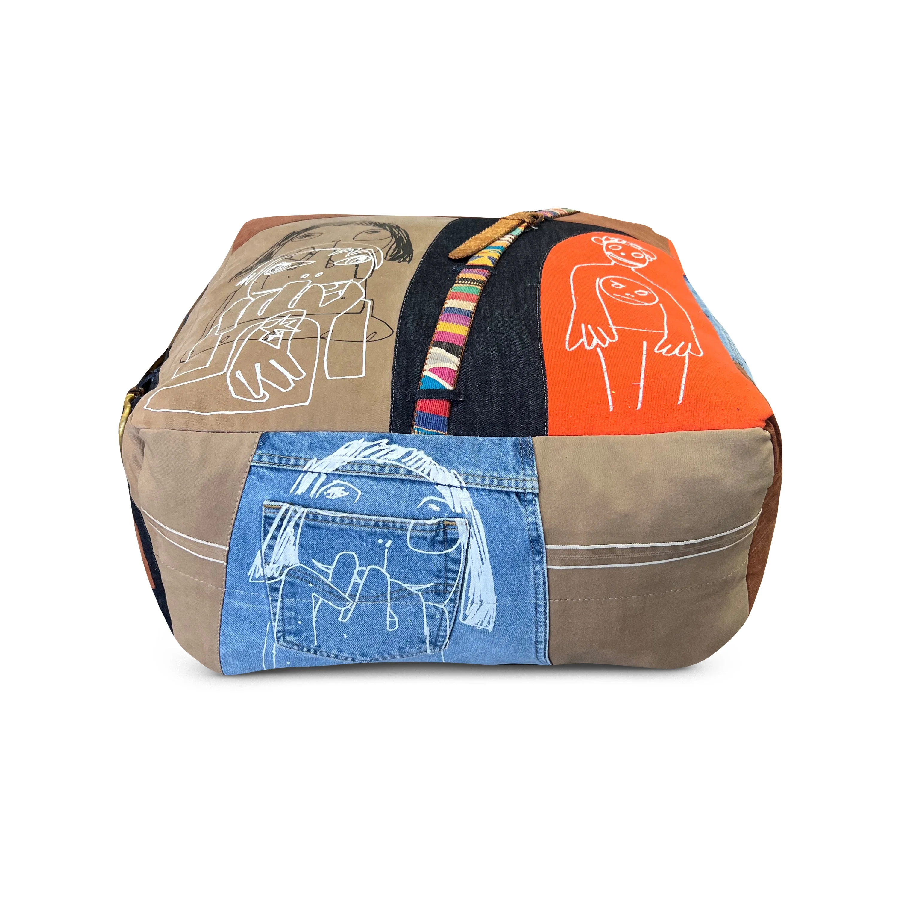 Darren Romanelli for Katz + Dogg Color Belt Ottoman