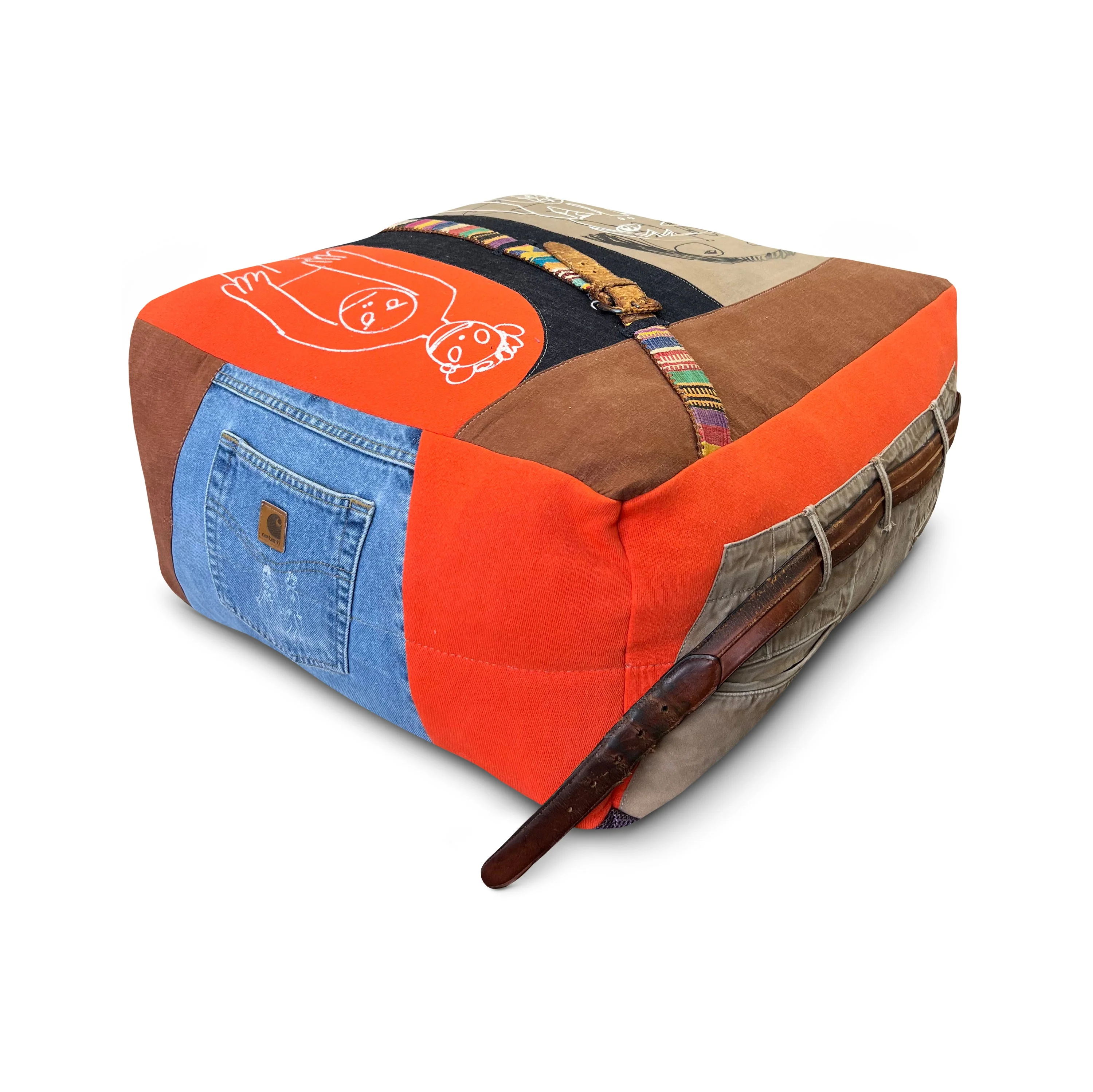 Darren Romanelli for Katz + Dogg Color Belt Ottoman - Image 2