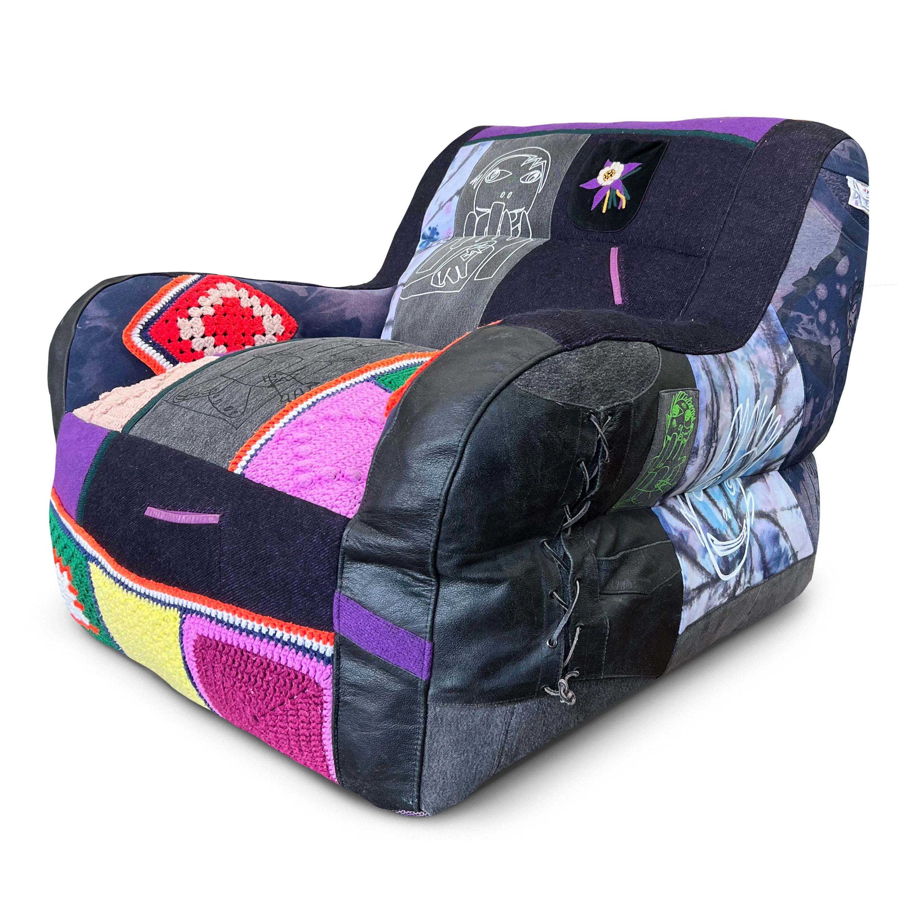 Darren Romanelli for Katz + Dogg: Flower Biker Lounge Chair - Image 2