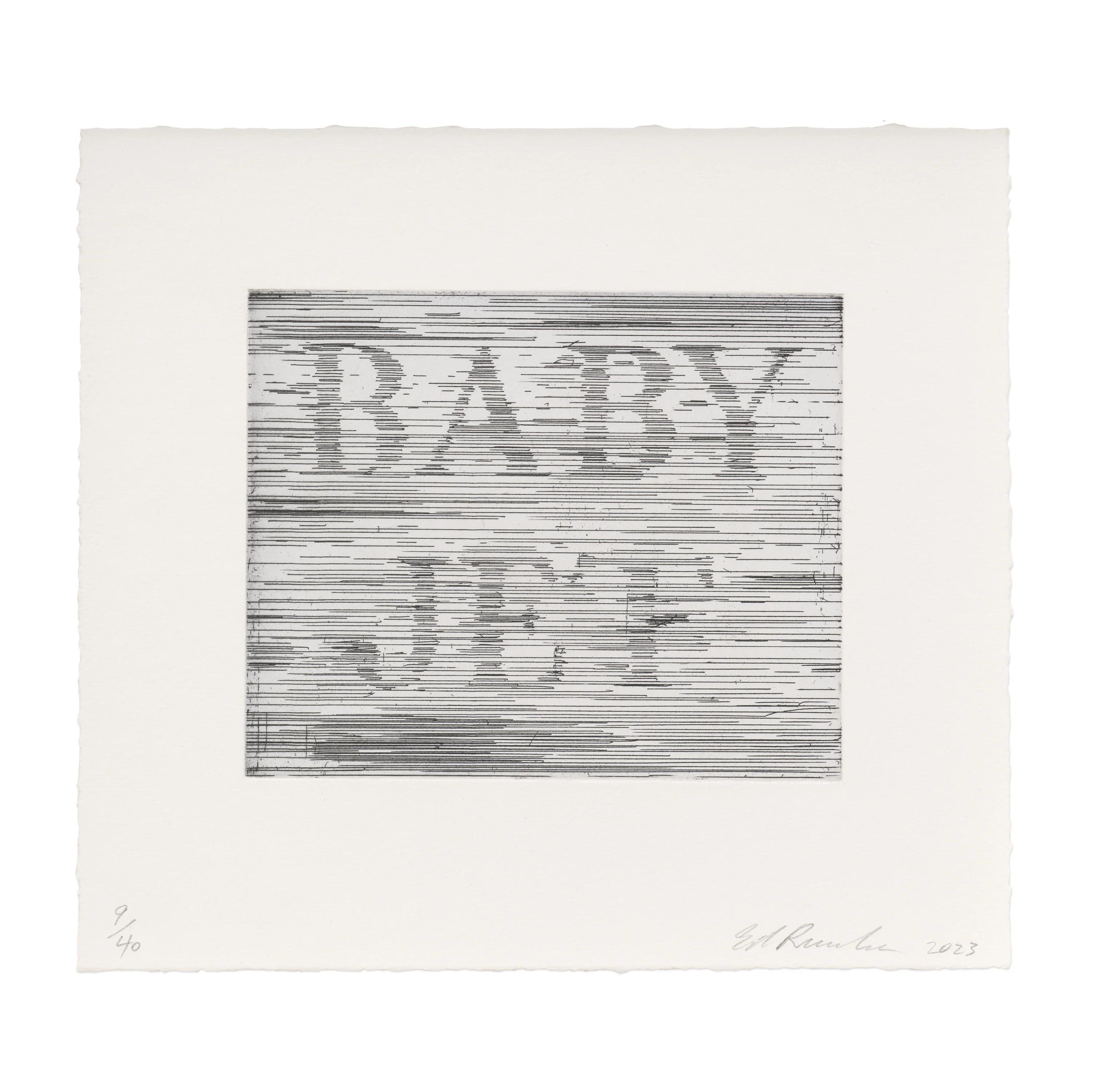 Ed Ruscha: Baby Jet