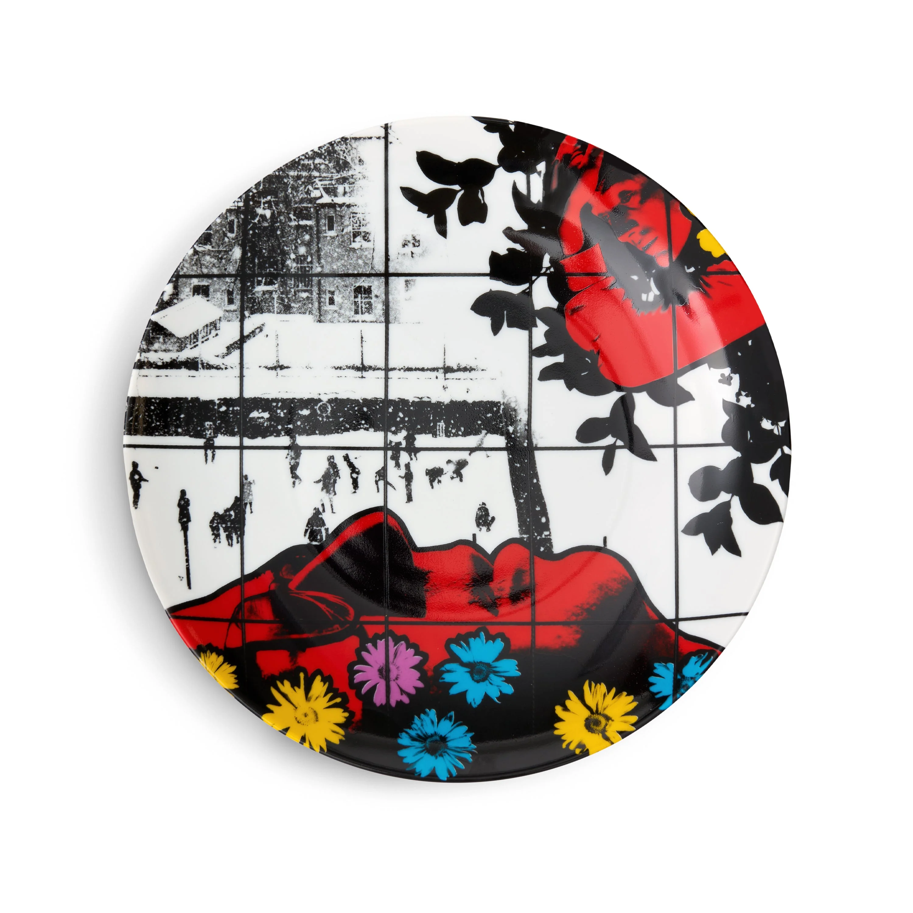Gilbert & George: Winter Flowers Plate