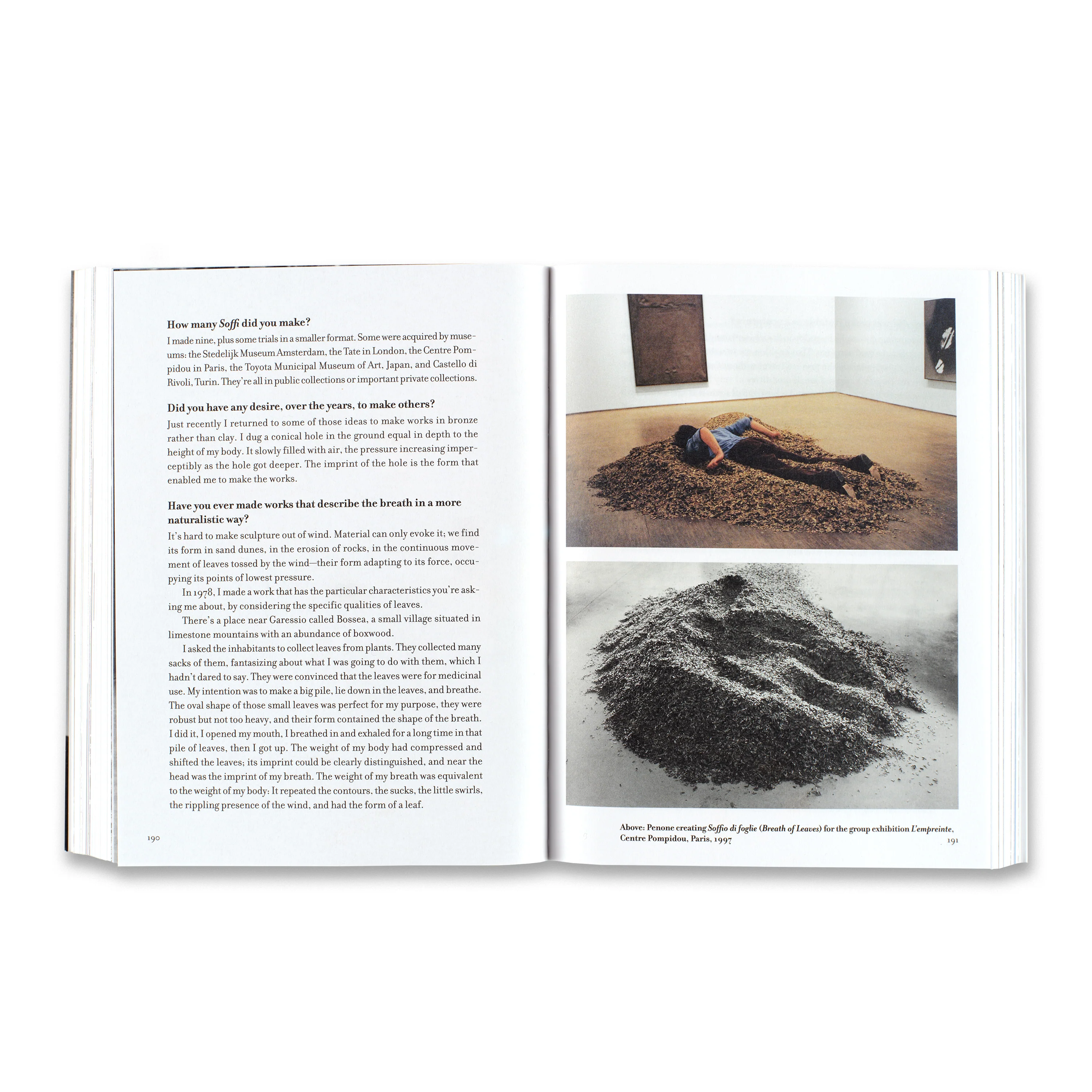 Giuseppe Penone and Alain Elkann: 474 Answers - Image 3