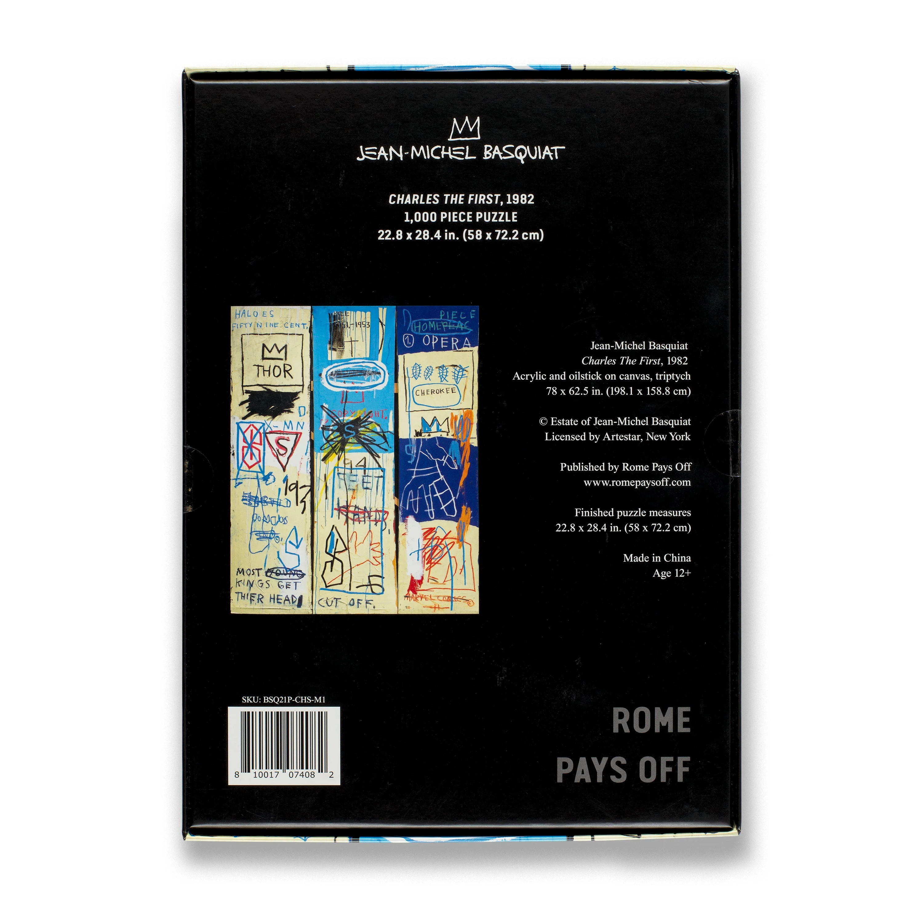 Jean-Michel Basquiat: Charles the First Jigsaw Puzzle - Image 2