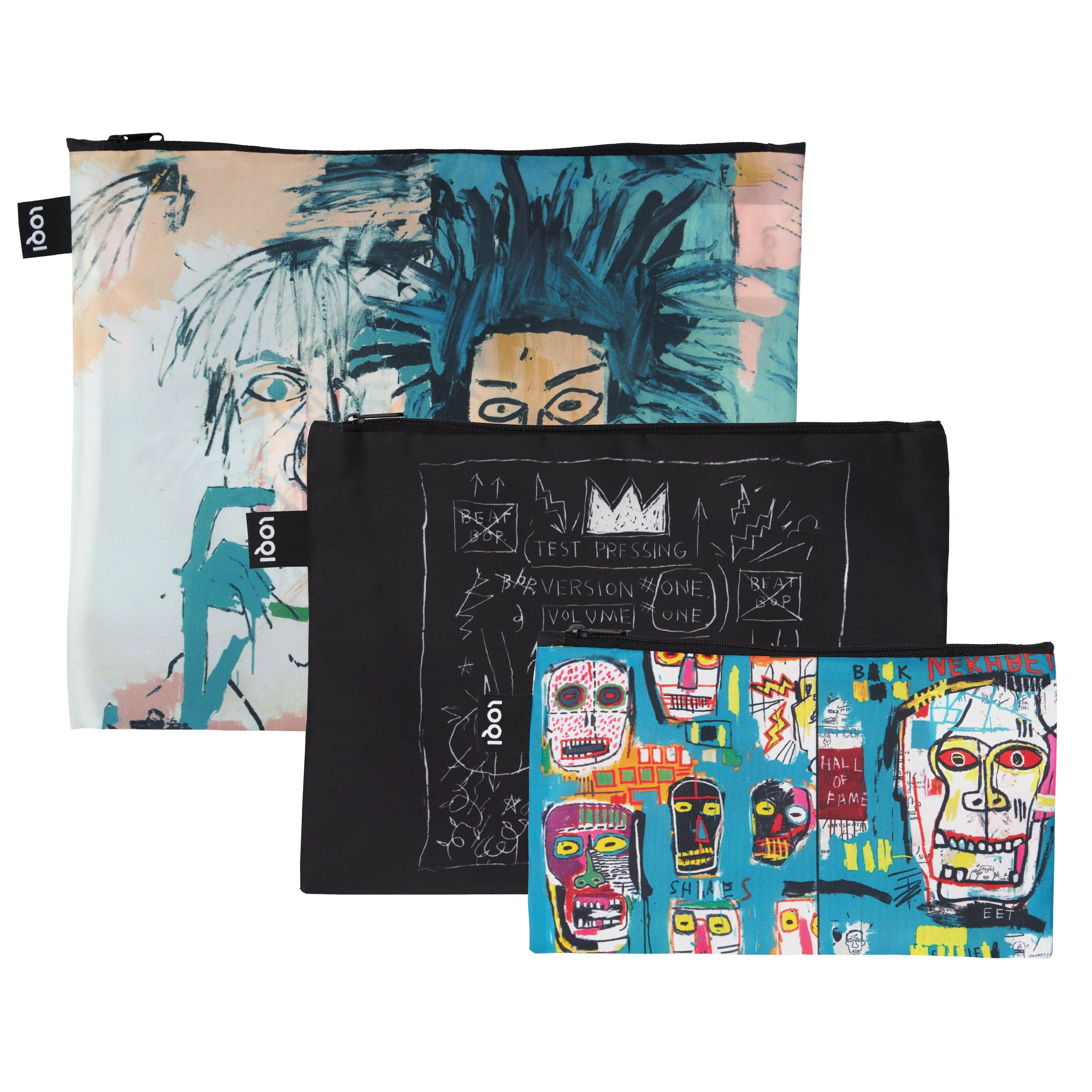 Jean-Michel Basquiat Zip Pouches - Image 5