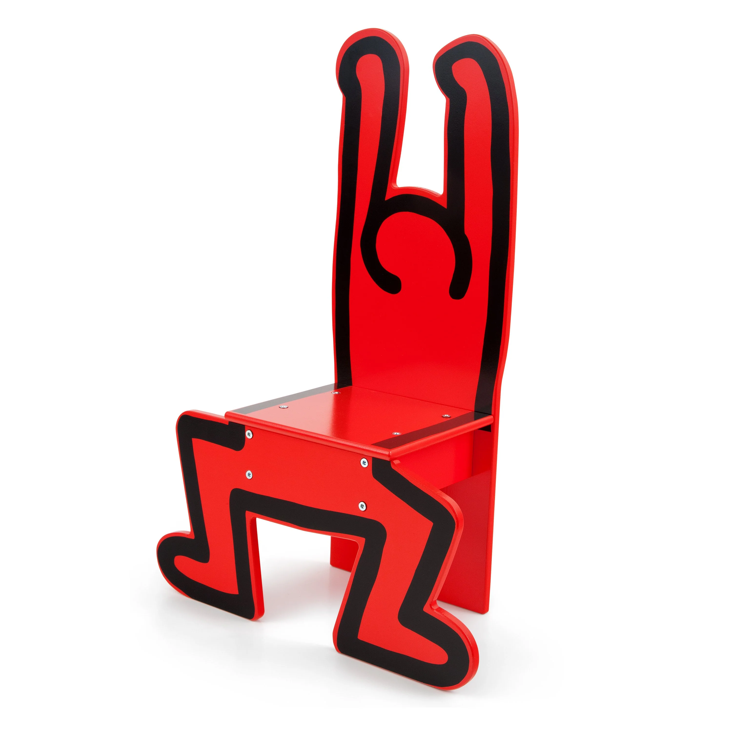 Keith Haring: Child’s Wooden Chair (Red)