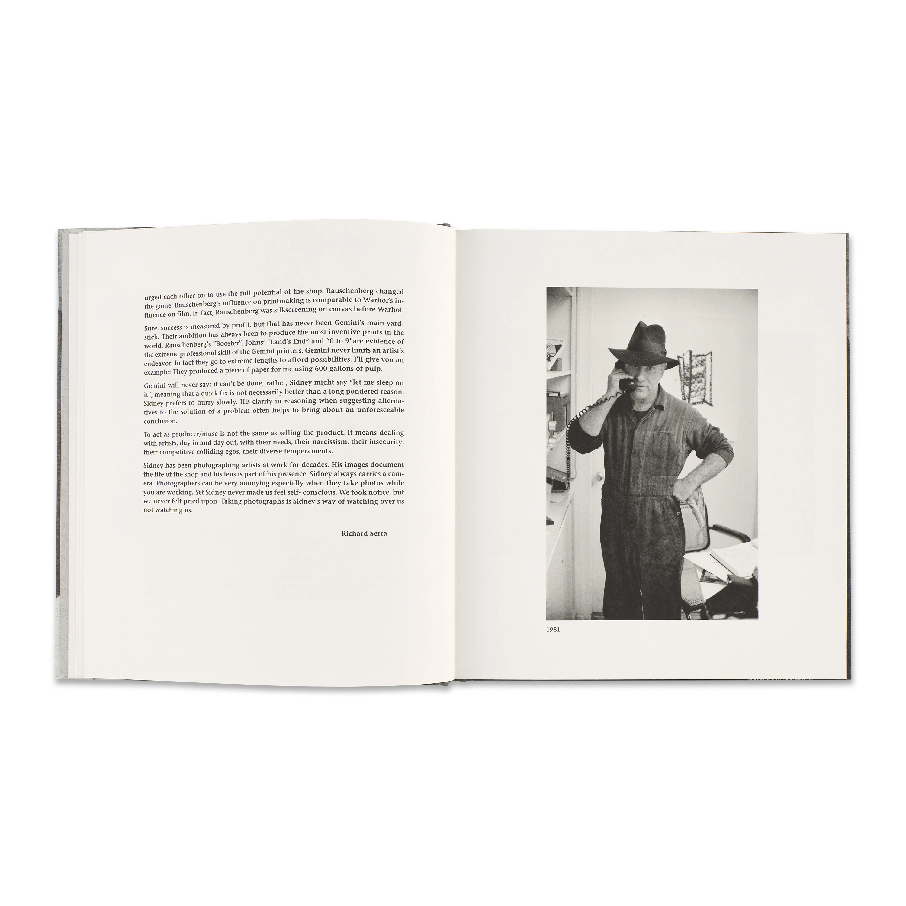 Richard Serra at Gemini: Photographed by Sidney B. Felsen - Image 2