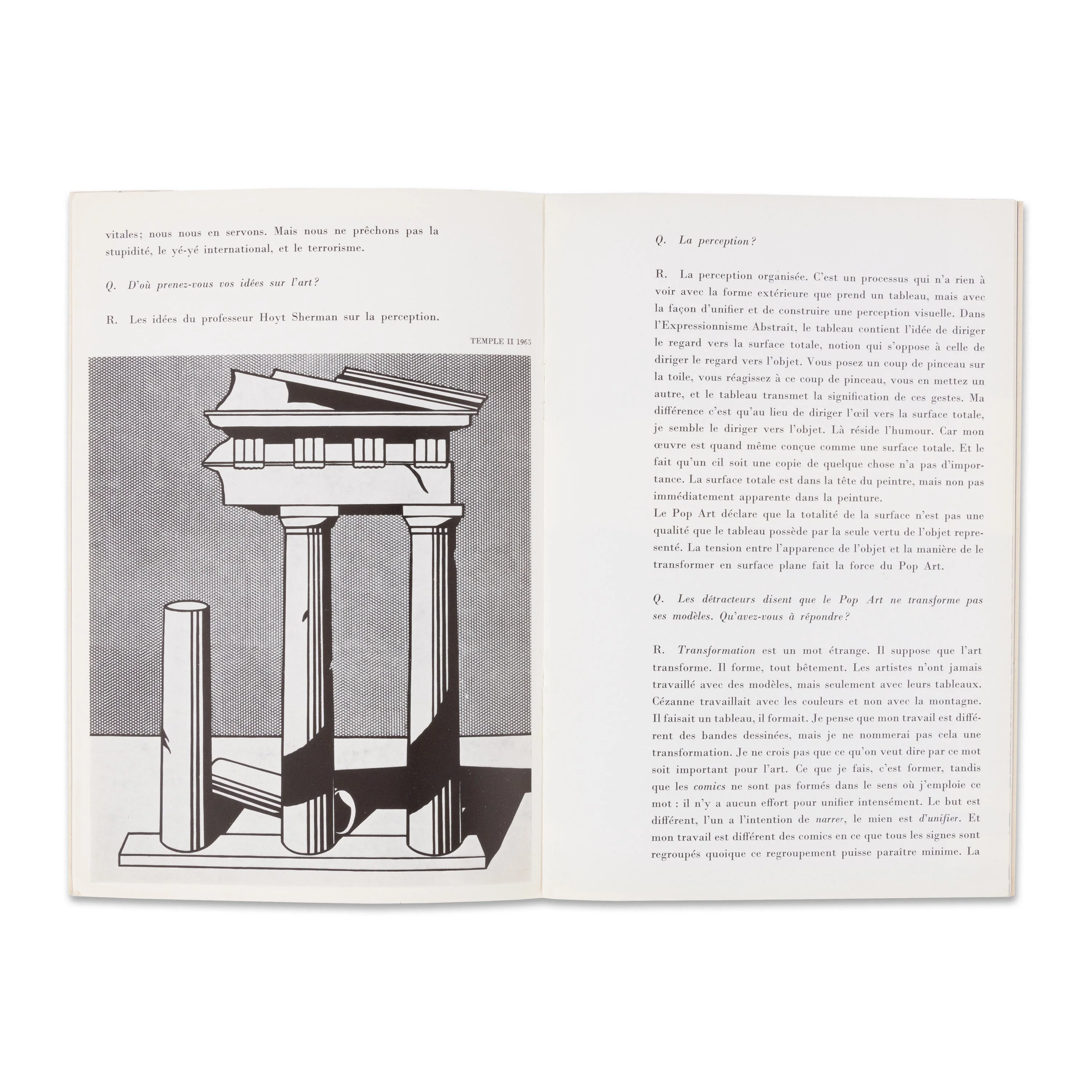 Roy Lichtenstein Galerie Ileana Sonnabend Catalogues - Image 5