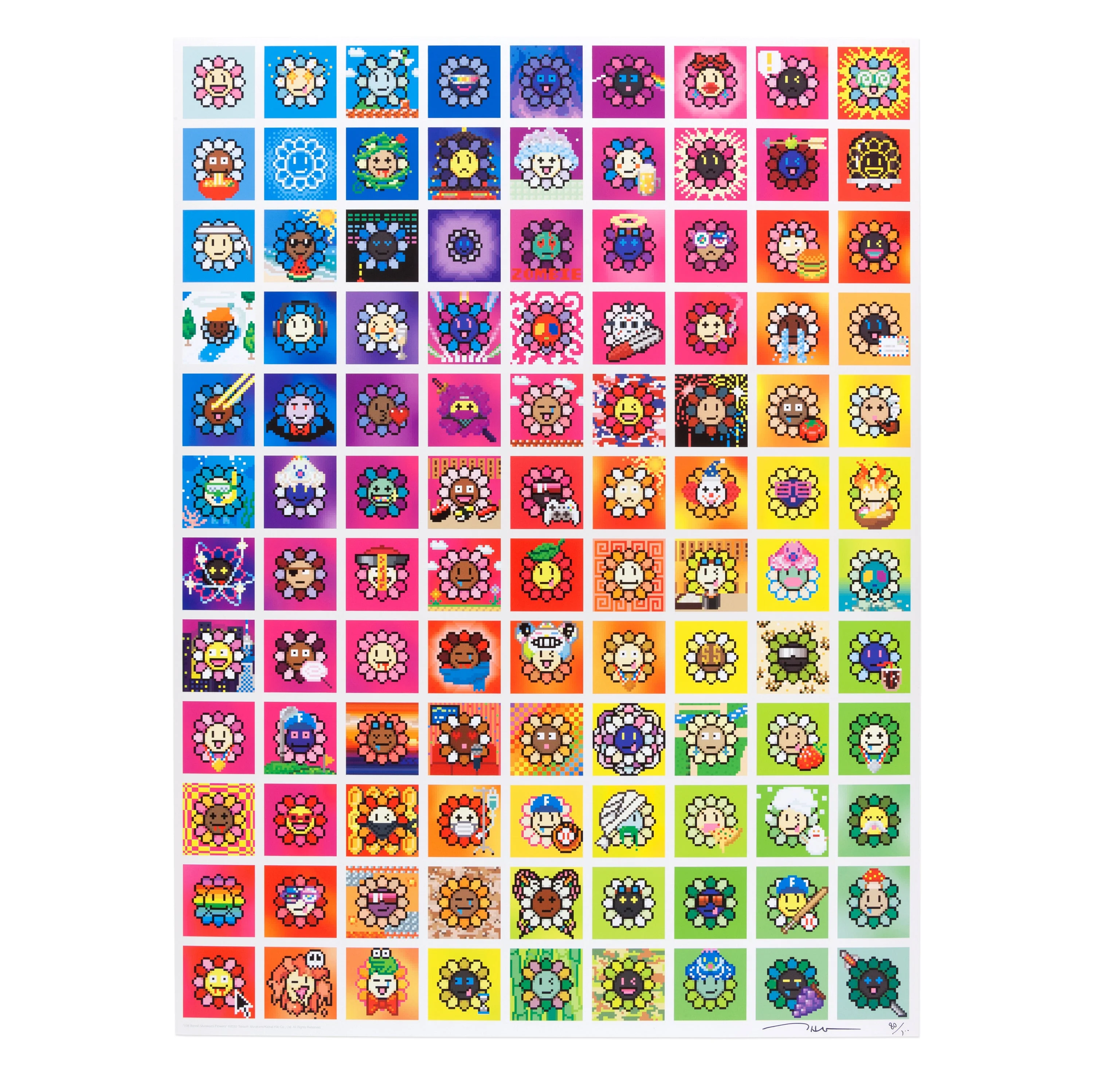 Takashi Murakami: 108 Bonno Murakami.Flowers