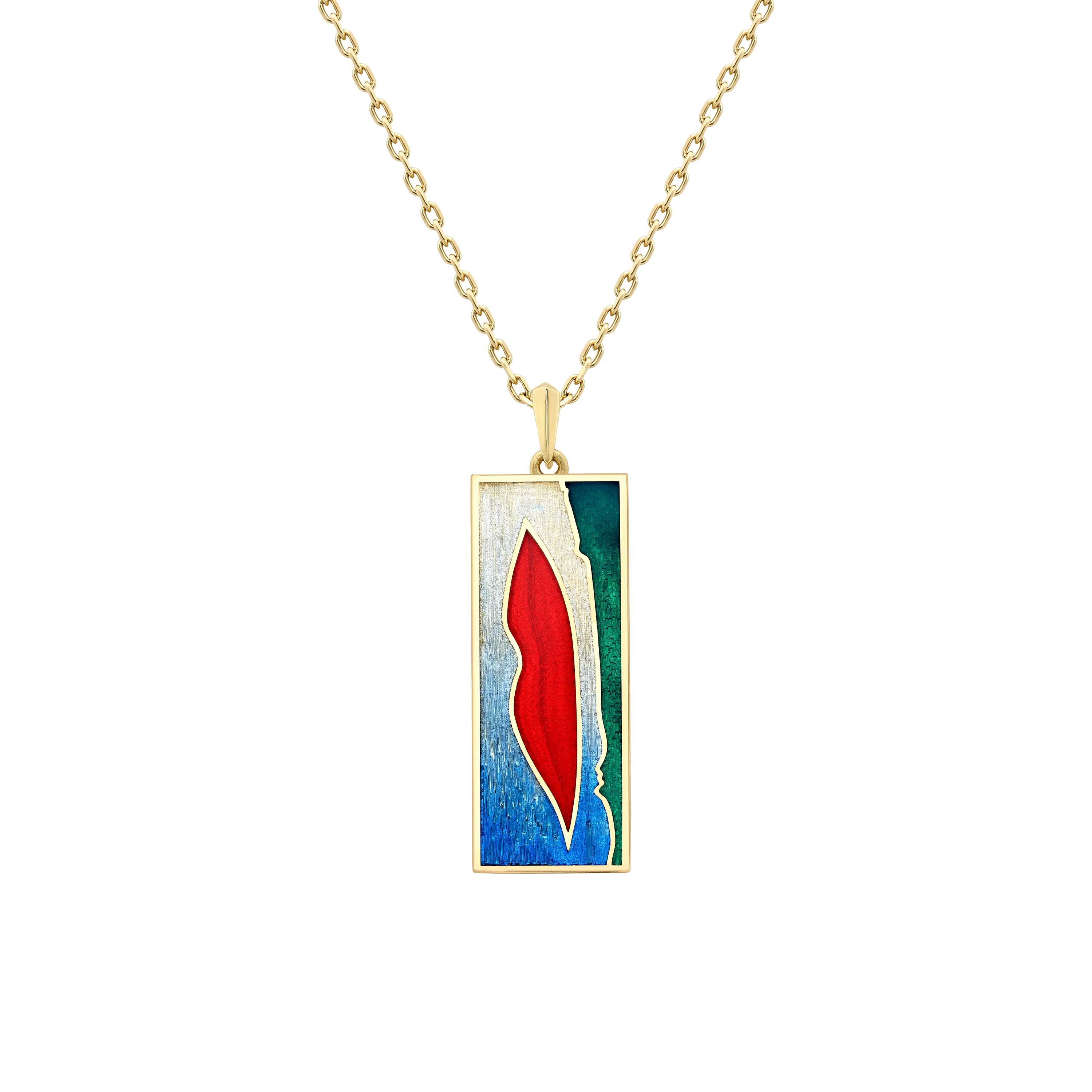 Venyx × Man Ray: Observatory Time (Vertical) Necklace