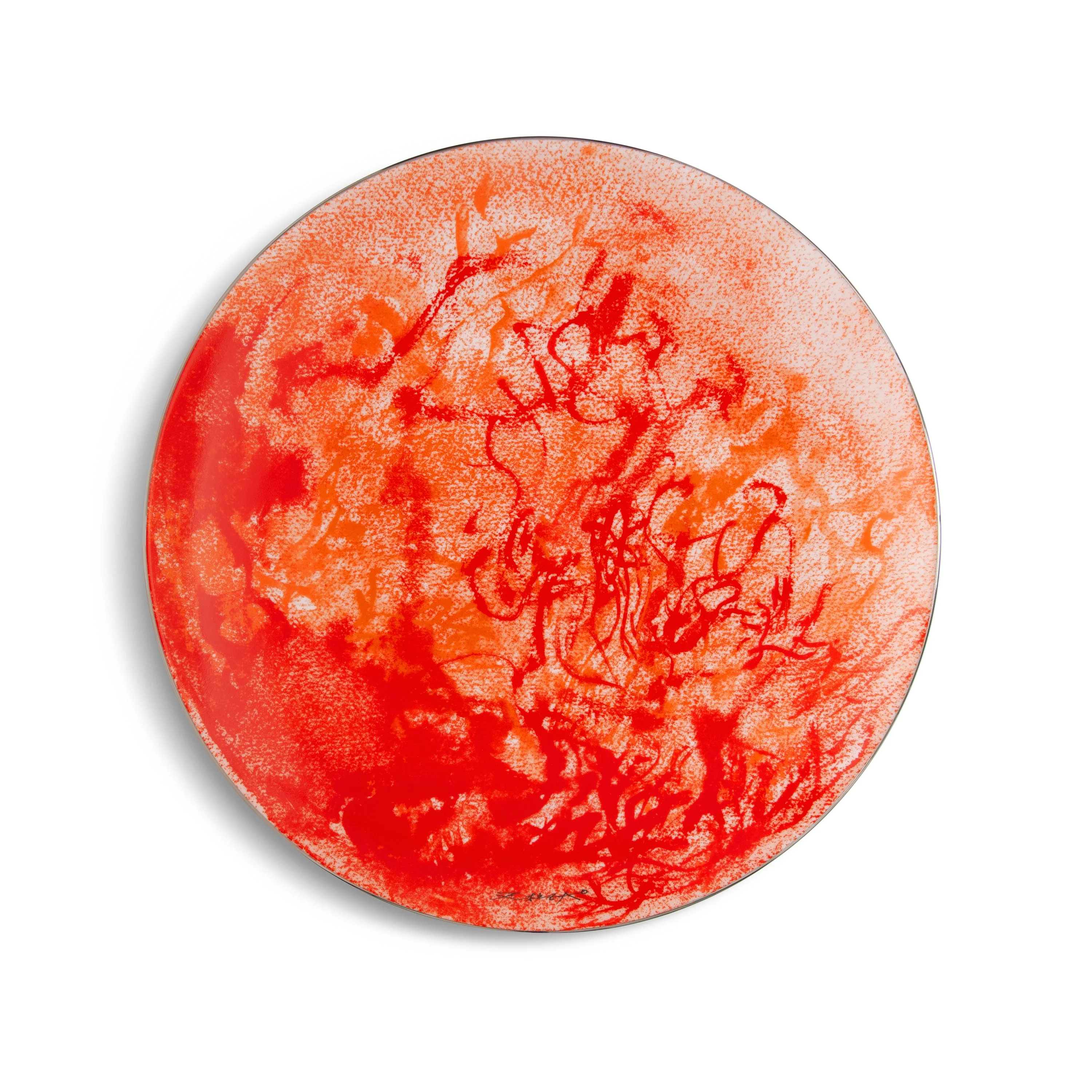 Zao Wou-Ki: Pierre de feu Plate